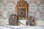 set de 3 marocains Miroir marocain cintré