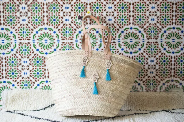 Unique Moroccan bag - French Basket - Beach Bag