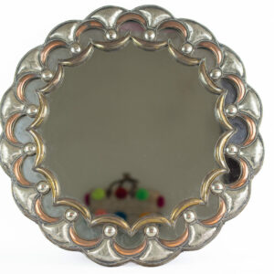 Moroccan Round brass mirror wall mounted
