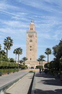 Maroc, Mosquée de la Koutoubia à Marrakech