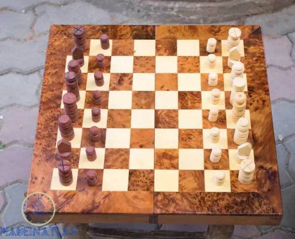 Handmade Chess Board Set made of Wood