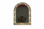 Moroccan arched brass mirror for wall décor