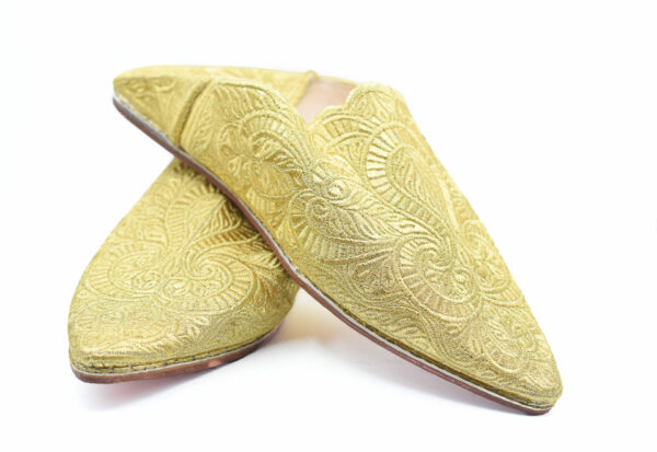 Moroccan wedding babouche slippers for bride