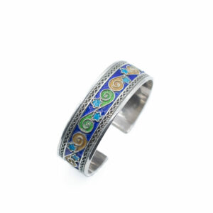 Berber silver cuff bracelet