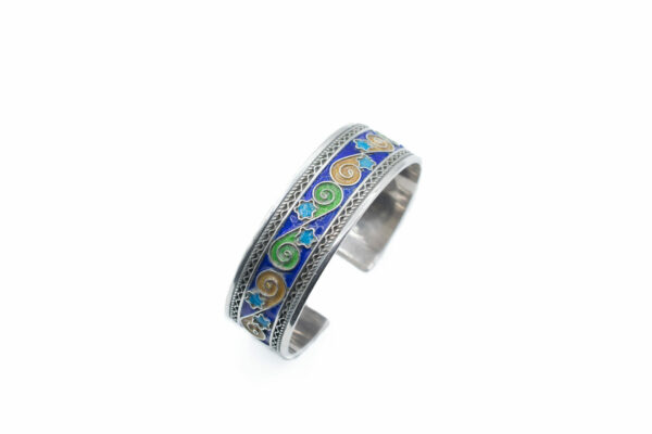 Berber silver cuff bracelet