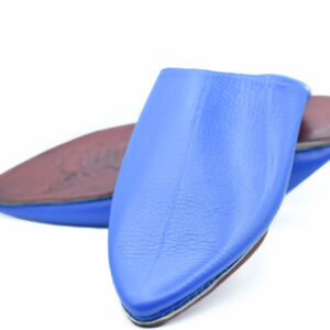 Blue Men's Moroccan slippers