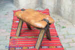 Moroccan Camel leather stool