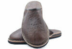 Mens leather mule shoes