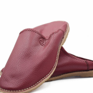 Red Moroccan Babouche slippers men