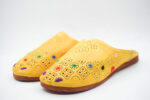 Chaussures marocaines Babouche jaune