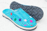Blue Berber Babouche slippers
