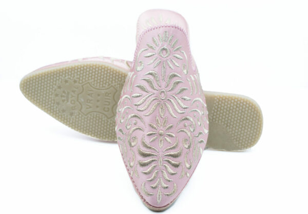 Chaussures Baboush pour femmes en rose