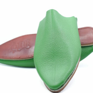 Green Babouches shoes